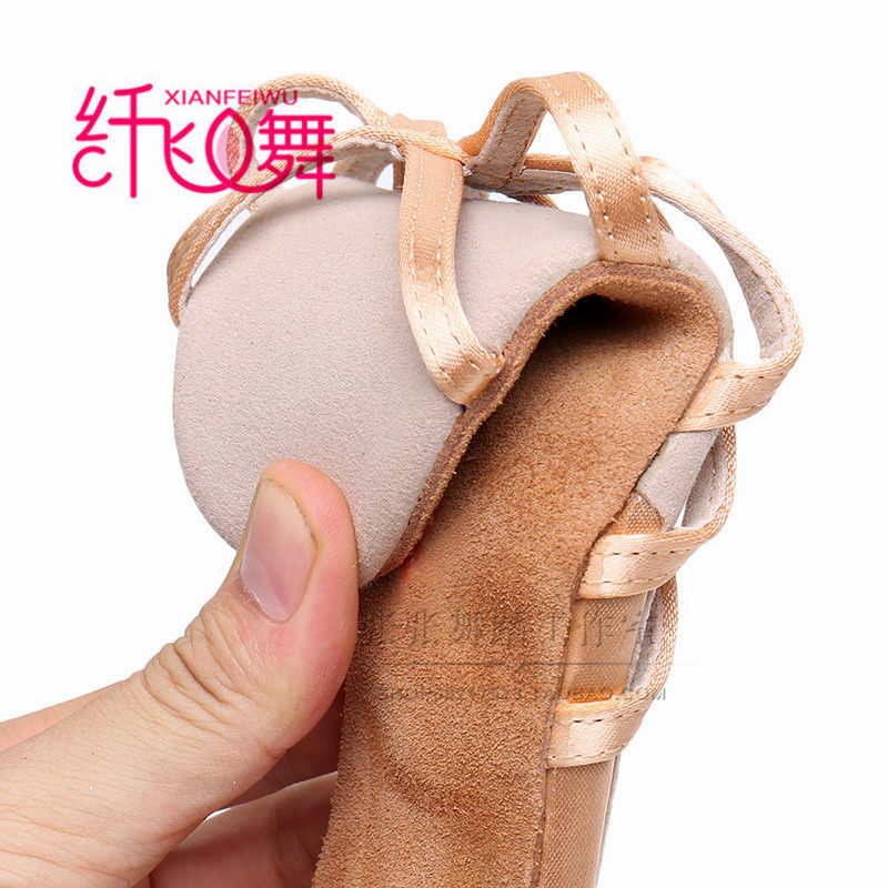 新品女士高跟拉丁舞鞋金根8厘米软底国标舞鞋女式跳舞鞋牛仔斗牛