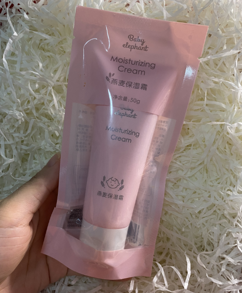 满28包邮）红*小象燕麦保湿霜50g