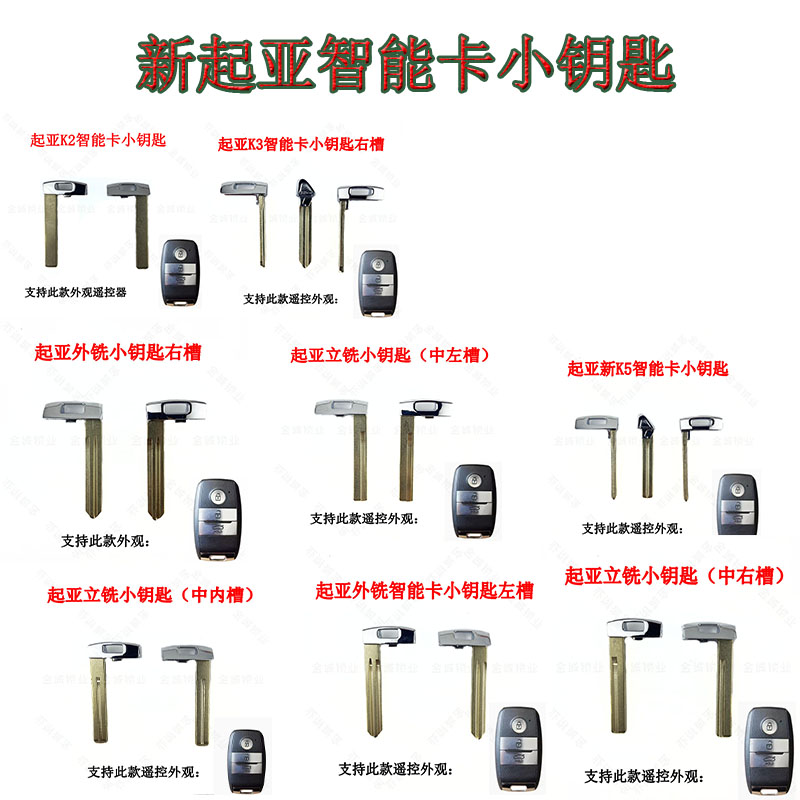 适用起亚智能卡小钥匙K3K4K5