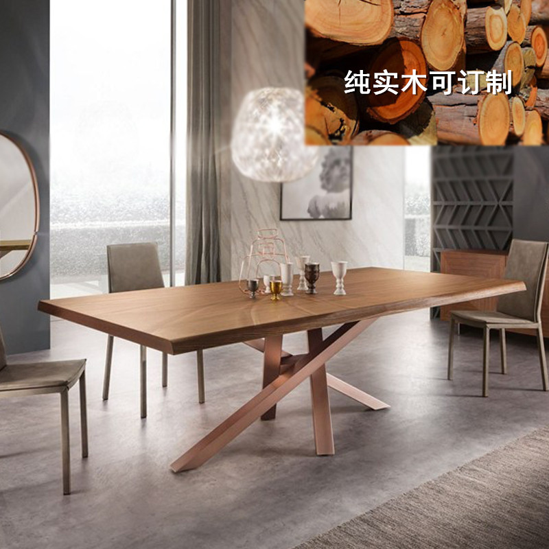 简约现代大板桌办公桌电脑桌泡茶