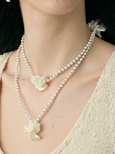 原创设计双层贝壳项链身体链个性 衔竹系列 项链不退不换 SALE