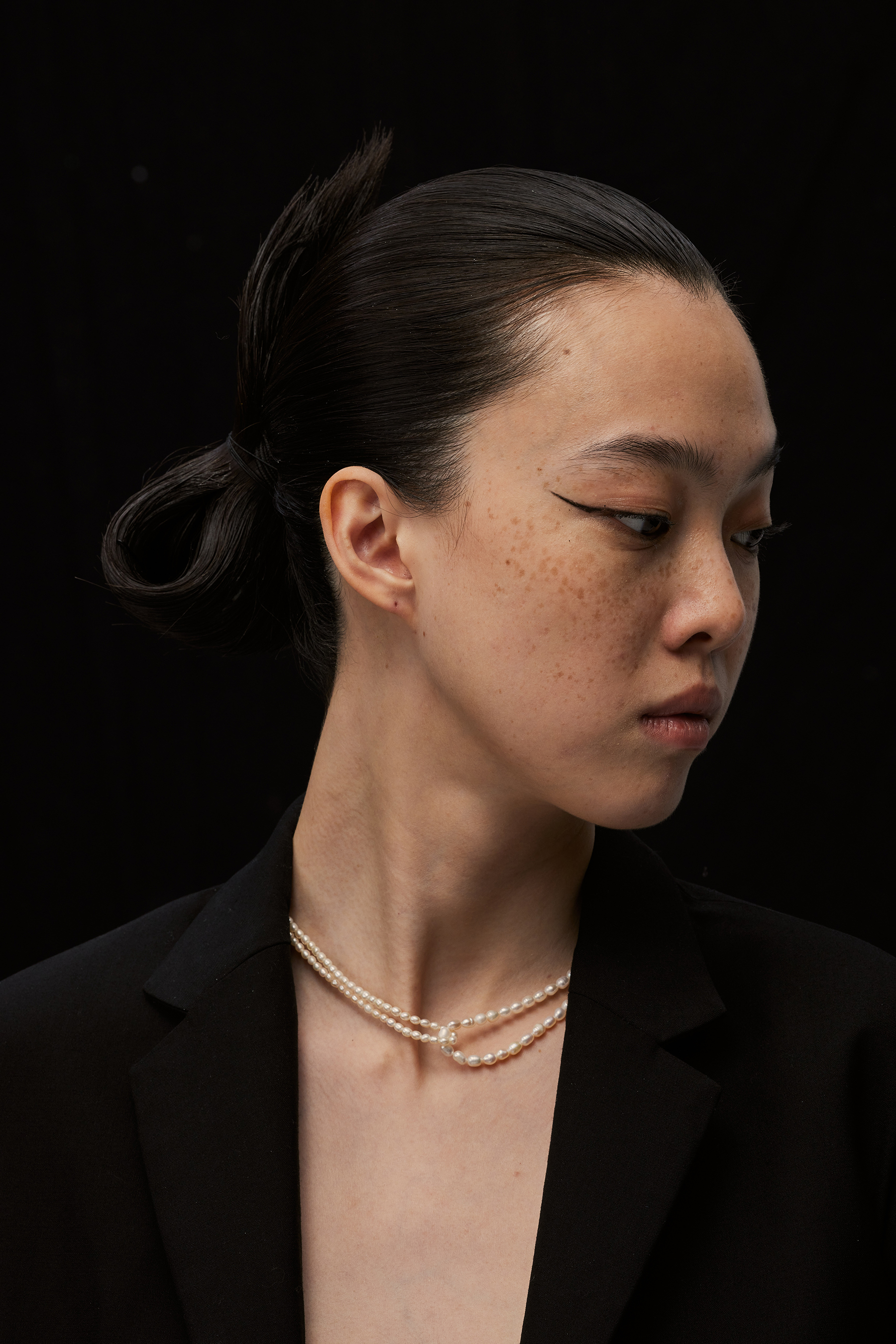 【SALE】吾也 衔竹系列 原创设计双竹珍珠纯银项链简约不退不换