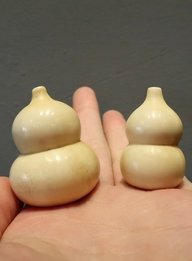 【福禄/葫芦】根付原创手作/鹿角雕刻/福禄/吊坠/手把件/情侣礼物