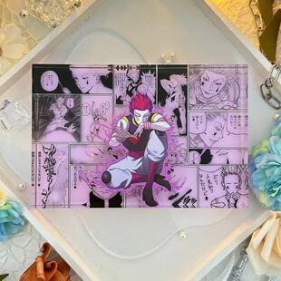 透明亚克力水晶砖全职猎人西索酷拉皮卡库洛洛生日砖礼物谷子周边