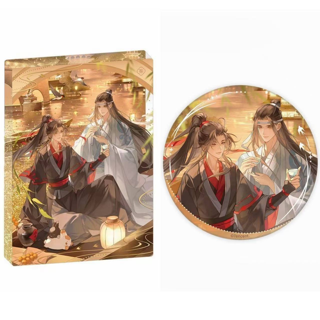 魔道祖师同人自制周边谷子吧唧