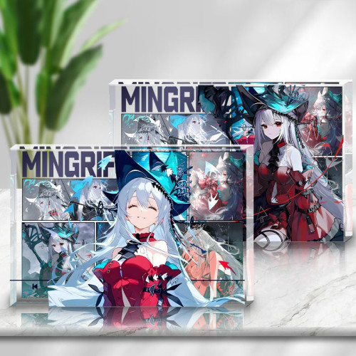 明日方舟浊心斯卡蒂阿米娅高透亚克力砖游戏周边学生礼物水晶立牌