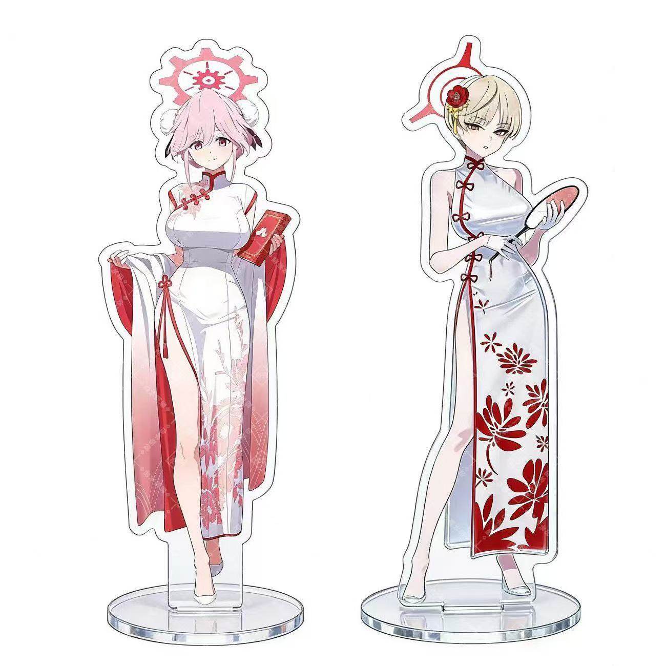 蔚蓝档案新年月华梦自制立牌摆件