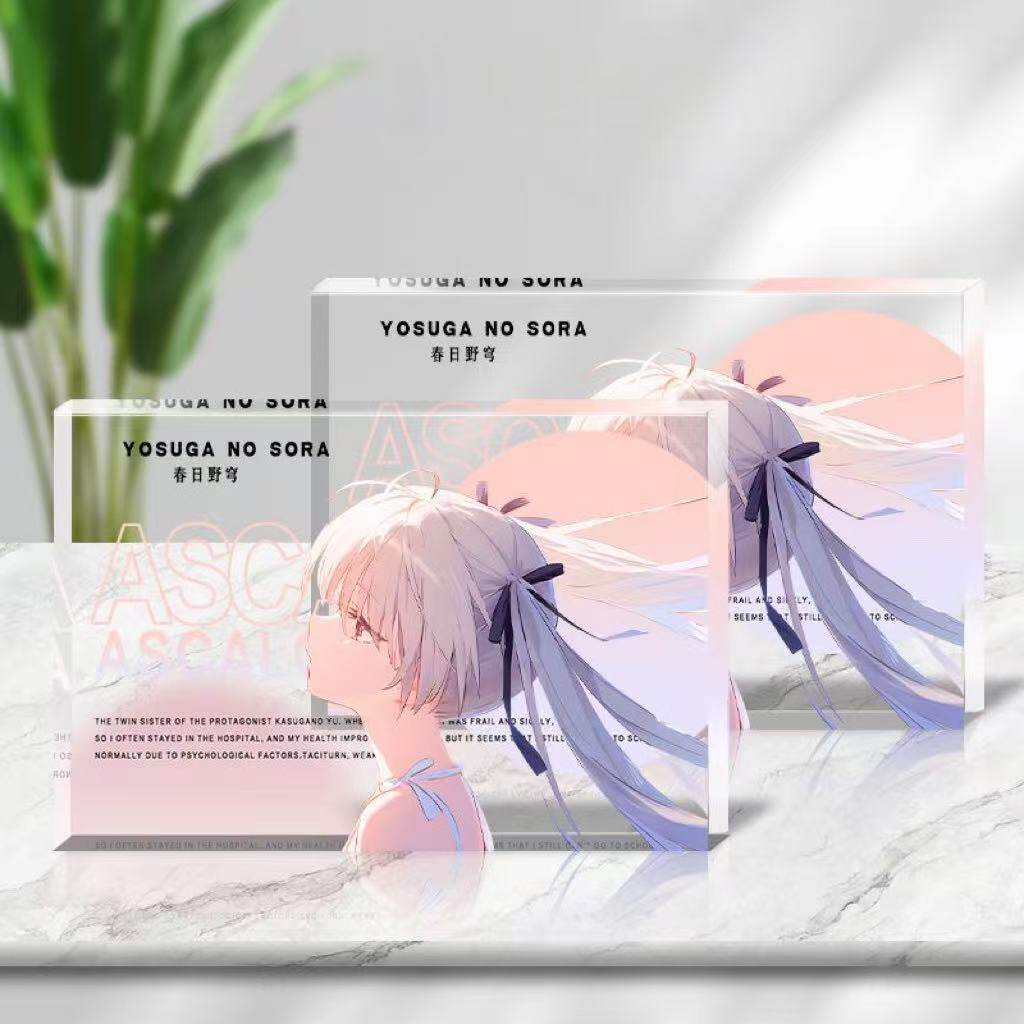 春日野穹精美亚克力砖周边二次元动漫高清生日礼物卡砖摆件收藏品