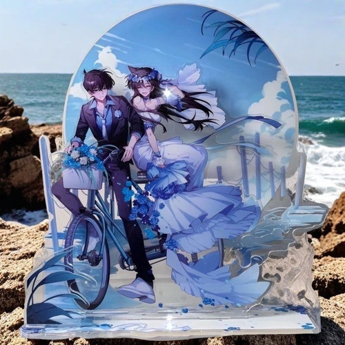 新款柯南侦探新兰亚克力立牌动漫桌面周边摆件高颜值情侣礼物