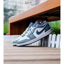 Air Jordan 1 AJ1 low耐克新款低帮海军蓝低帮男款板鞋553558-414