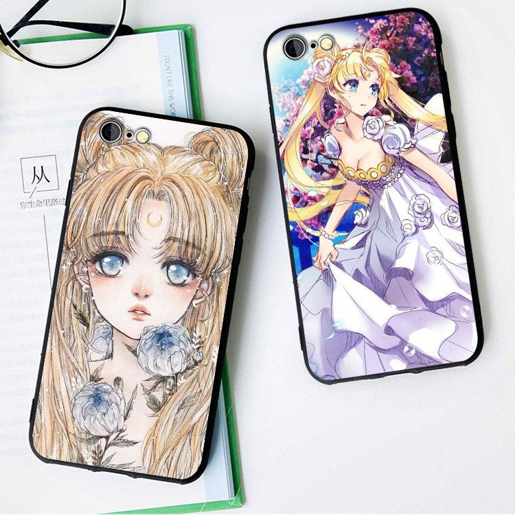 美少女战士月野兔动漫适用X手机壳iphone11/7/8plus磨砂软壳XsMAX