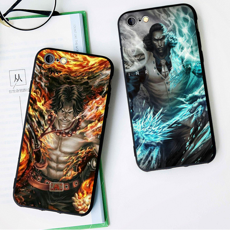 海贼王艾斯青雉手机壳适用6s苹果XSMAX磨砂iphoneX软壳XR套78plus