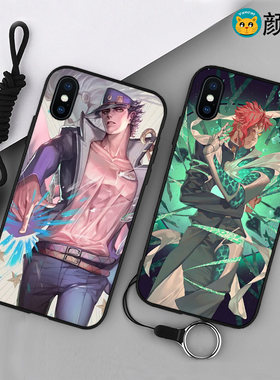 JOJO的奇妙冒险6s适用XSMAX手机壳78plus周边iphoneX动漫XR全包软