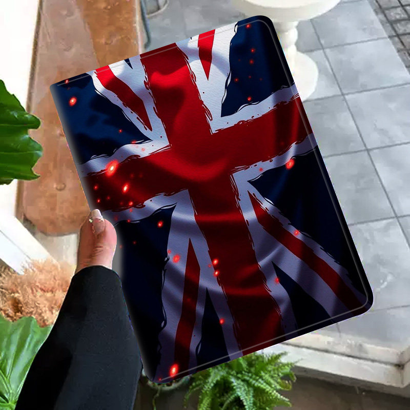 英国伦敦 英伦风平板皮套适用ipad10保护壳pro13全包mini6软air56蚕丝纹10.9寸华为10.2笔槽11.5s小米三星