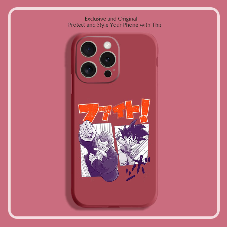 龙珠孙悟空龟仙人动漫周边8色液态硅胶12手机壳11适用14MAX苹果15 16 PRO红米K70一加VIVO小米13挂绳IQOO12