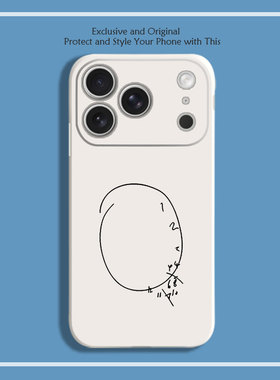 汉尼拔Hannibal Lector Clock 时钟8色液态硅胶12手机壳11适用14苹果15 16 17PROMAX红米K90全包软VIVO小米