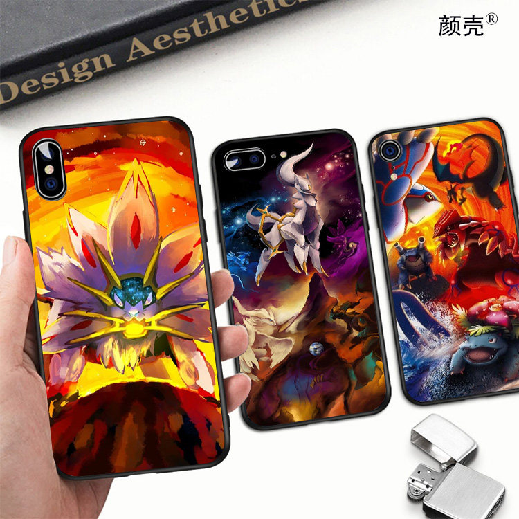 宠物卡通神兽适用于XSMAX苹果11PRO手机壳6s/7/8plus软壳硅胶XR
