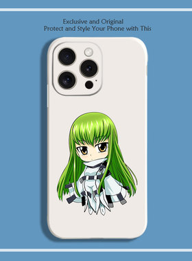 叛逆的鲁鲁修cc女王动漫周边q版8色液态硅胶12手机壳11适用14MAX苹果15 16 PRO红米K70一加VIVO小米13挂绳I