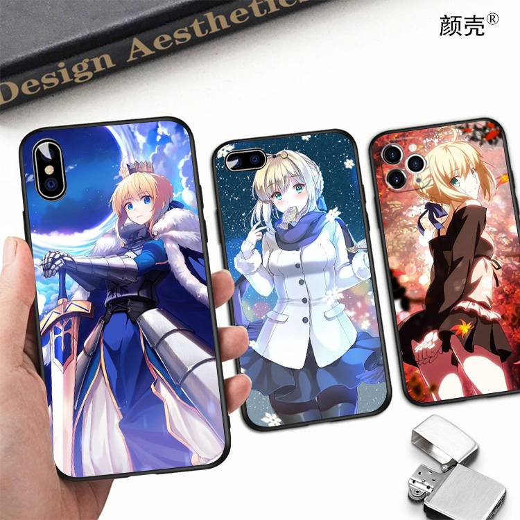 SABER吾王手机壳SE适用XR防摔XS苹果12磨砂11 PROMAX华为6S78PLUS