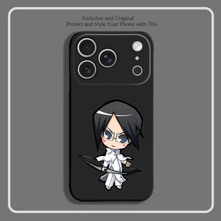 死神 石田雨龙8色液态硅胶12手机壳11适用14苹果15 16 17PROMAX红米K90全包软VIVO小米13挂绳IQOO12华为