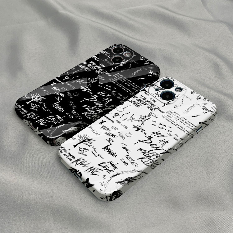XXXTentacion说唱菲林光面手机壳11适用苹果iPhone16PROMAX玻璃13华为MATE70荣耀15小米16硬14 XS XR SE3