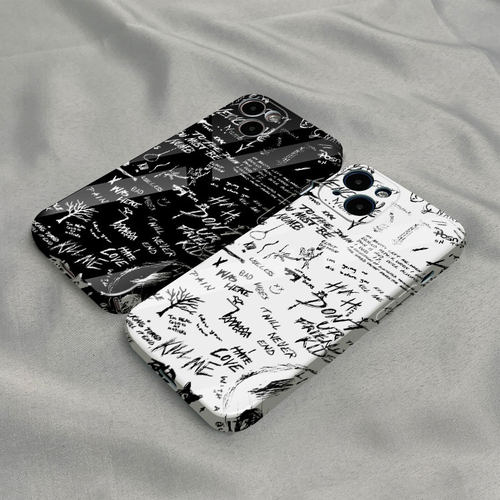 XXXTentacion说唱菲林光面手机壳11适用苹果iPhone16PROMAX玻璃13华为MATE70荣耀15小米16硬14 XS XR SE3