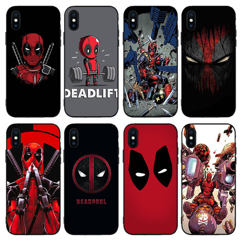 死侍DEADPOOL手机壳适用6s苹果XSMAX防摔7/8plus磨砂iphoneXr软11
