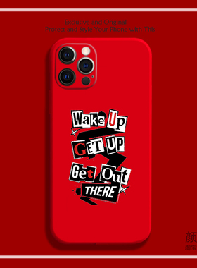 适用于iphone13promaxXR8p 11 女神异闻录p5动漫液态硅胶手机壳14