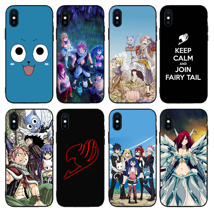 妖精的尾巴纳兹手机壳适用iPhone8防摔XSMAX苹果6SE软11硅胶7PLUS