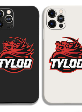 tyloo游戏战队12液态硅胶8手机壳11适用14MAX苹果7挂绳SE小米华为