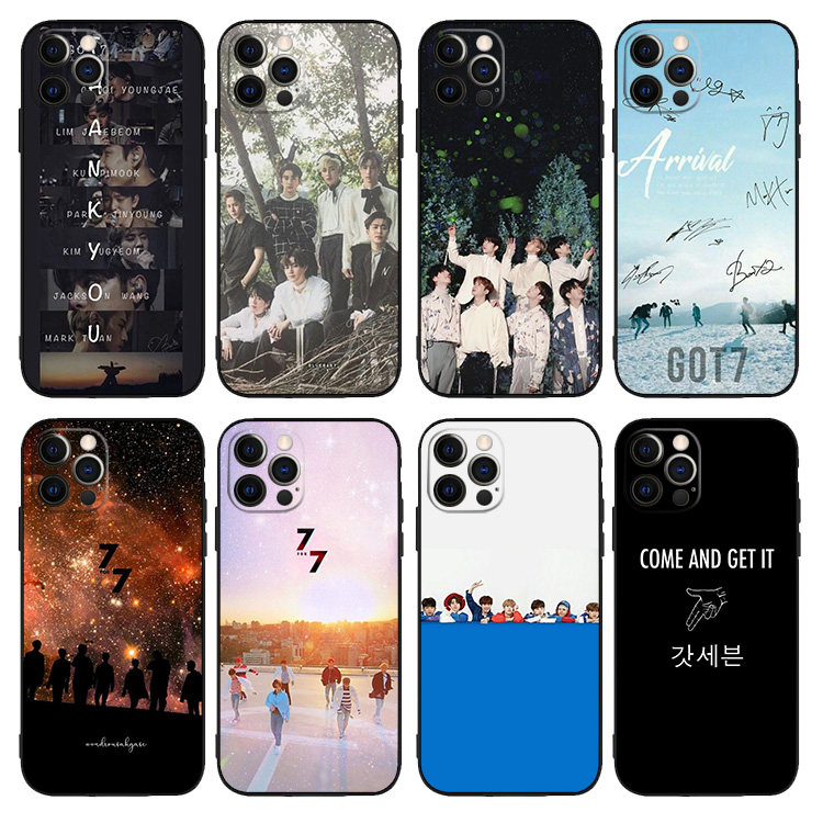 got7液态硅胶手机壳适用xs苹果