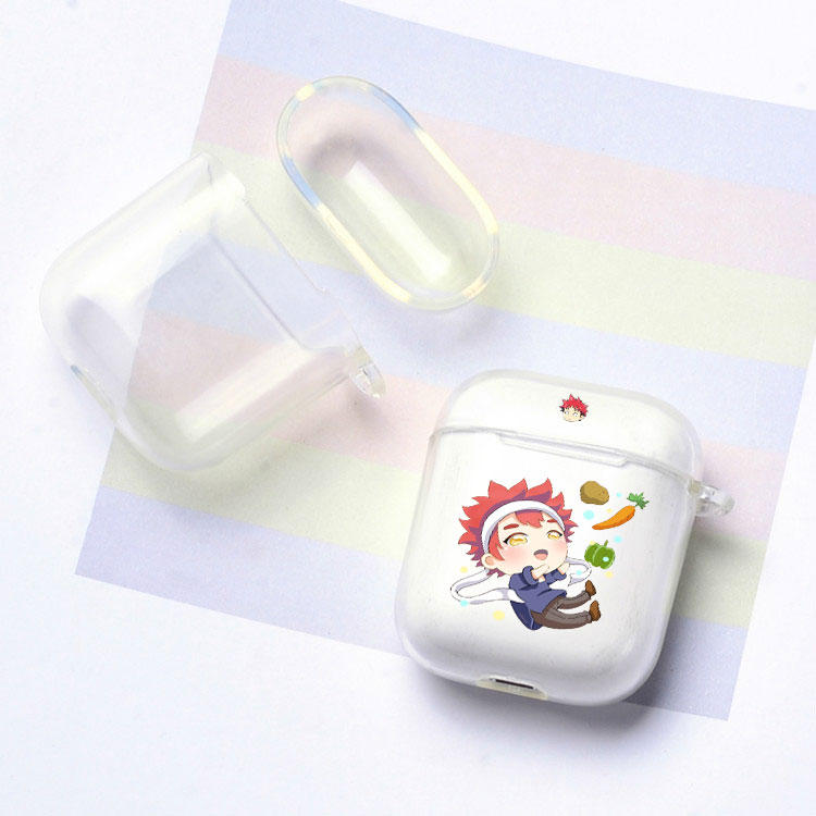 食戟之灵 幸平创真Q版耳机套适用Airpods保护壳苹果2无线蓝牙盒3代pro软硅胶4透明软全包分体式第一二三四代