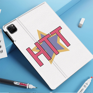 轻音少女HTTT放课后茶会平板皮套适用ipad10保护壳pro13全包mini6软air56蚕丝纹10.9寸华为10.2笔槽11.5s小