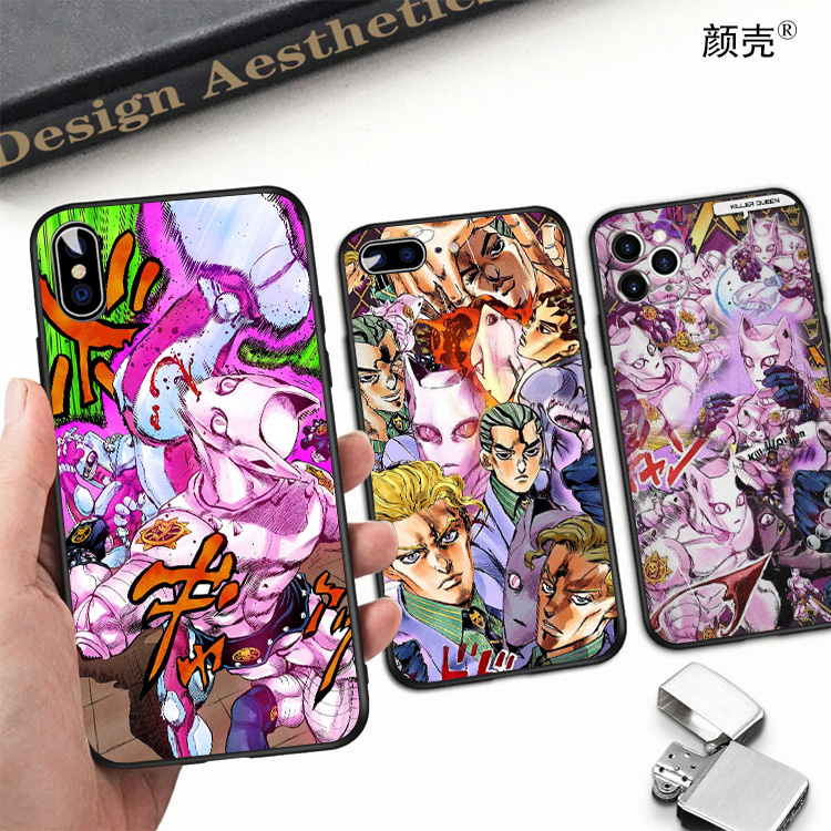 JOJO的奇妙冒险手机壳11PRO适用XR苹果XSMAX软iphone6s杀手皇后78