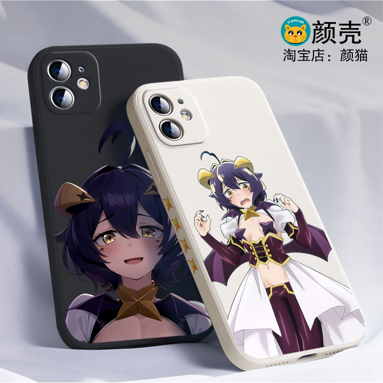 柊舞缇娜憧憬成为魔法少女马猴烧酒黑白侧边11手机壳16适用iphone13PRO苹果15maxr红米K70一加ace3小米14液态
