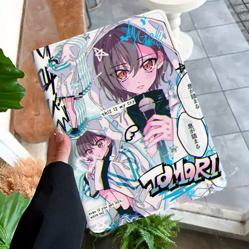 高松灯bangdream动漫周边平板皮套适用ipad10保护壳pro13全包mini6软air56蚕丝纹10.9寸华为10.2笔槽11.5s