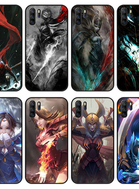 DOTA2圣堂刺客手机壳适用P30P RO华为P40火女MATE30荣耀9X软NOVA7