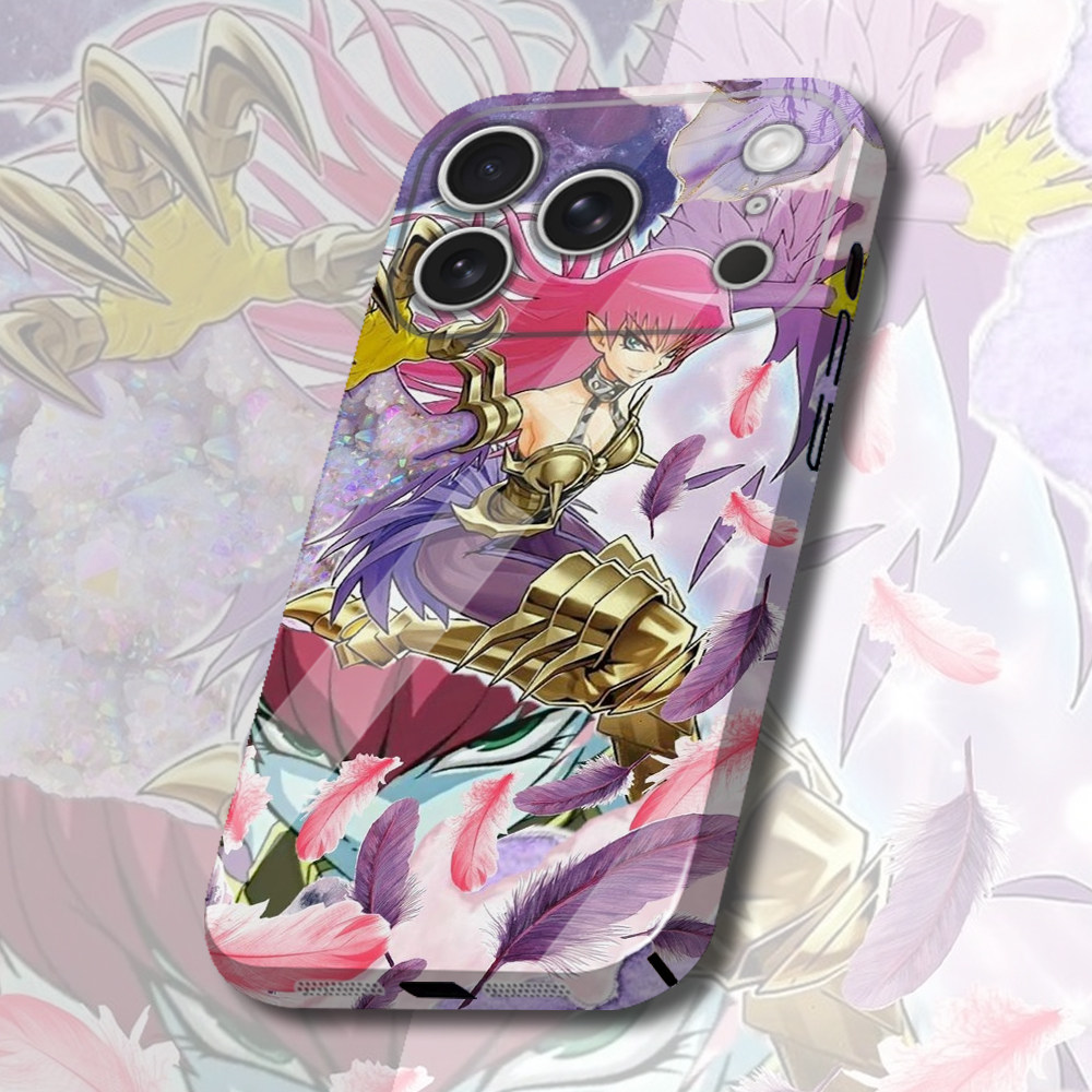 游戏王 电脑网斩击鹰女郎 动漫手机壳适用三星S25软硬iPhone17Plus菲林15硅胶14玻璃K90光面MATE80苹果16华为