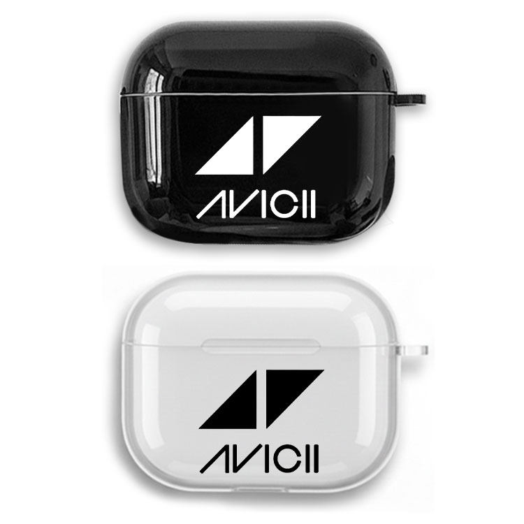 Avicii艾维奇 标志 音乐耳机套适用Airpods保护壳苹果2无线蓝牙盒3代pro软硅胶4透明软全包分体式第一