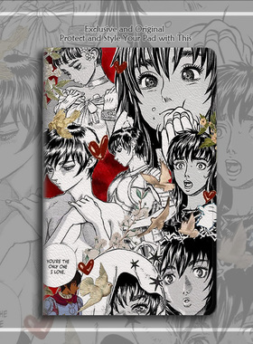 剑风传奇casca卡思嘉平板皮套11适用ipad10保护壳pro13全包mini6软air5678蚕丝纹10.9寸华为matepad笔槽11.5s