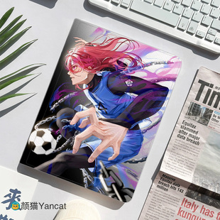 千切豹马 蓝色监狱平板皮套11适用ipad10保护壳pro13全包mini6软air56蚕丝纹10.9寸华为matepad笔槽11.5s小米