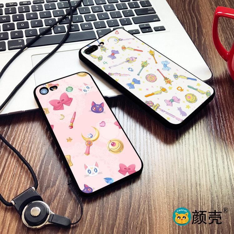 美少女战士12手机壳适用iPhone11磨砂XSMAX苹果7/8PLUS硅胶13动漫