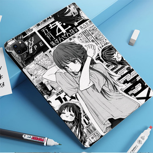 香花凛然绽放 和栗薰子 动漫周边平板皮套适用ipad10保护壳pro13全包mini6软air56蚕丝纹10.9寸