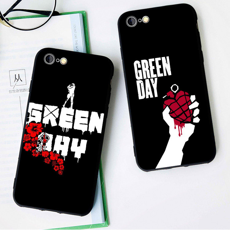 greenday绿日乐队摇滚iPhone8手机壳XSMAX适用56s防摔XR磨砂7PLUS