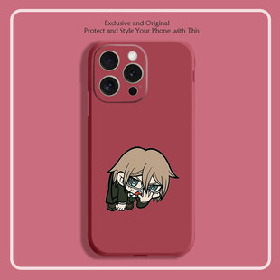 十神白夜弹丸论破8色液态硅胶12手机壳11适用14MAX苹果15 16 PRO红米K70一加VIVO小米13挂绳IQOO12华为MATE