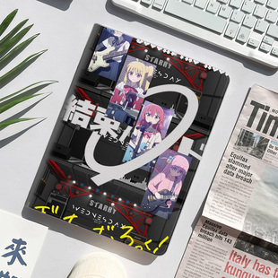 孤独摇滚后藤独结束乐队平板皮套适用ipad10保护壳pro13全包mini6软air56蚕丝纹10.9寸华为10.2笔槽11.5s