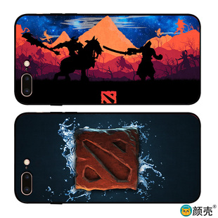 DOTA2剑圣同款XR苹果XSMAX手机壳8plus磨砂适用于6s硅胶防摔X软壳