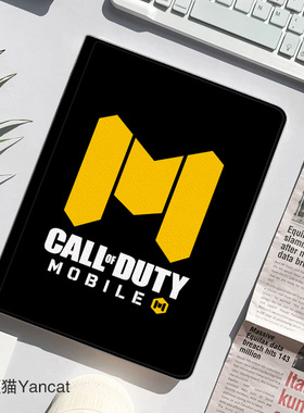 COD141特遣队使命召唤平板皮套11适用ipad10保护壳pro13全包mini6软air蚕丝纹10.9寸华为matepad笔槽11.5小米
