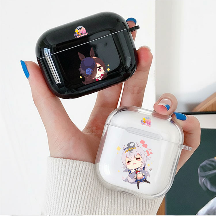赛马娘 小栗帽 米浴 耳机套适用Airpods保护壳苹果2无线蓝牙盒3代pro软硅胶4透明软全包分体式第一二三四代