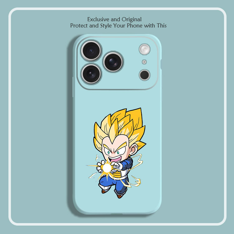 龙珠贝吉塔动漫周边q版8色液态硅胶12手机壳11适用14MAX苹果15 16 17 PRO红米K70一加VIVO小米13挂绳IQOO12